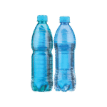 Three bottles of mineral water